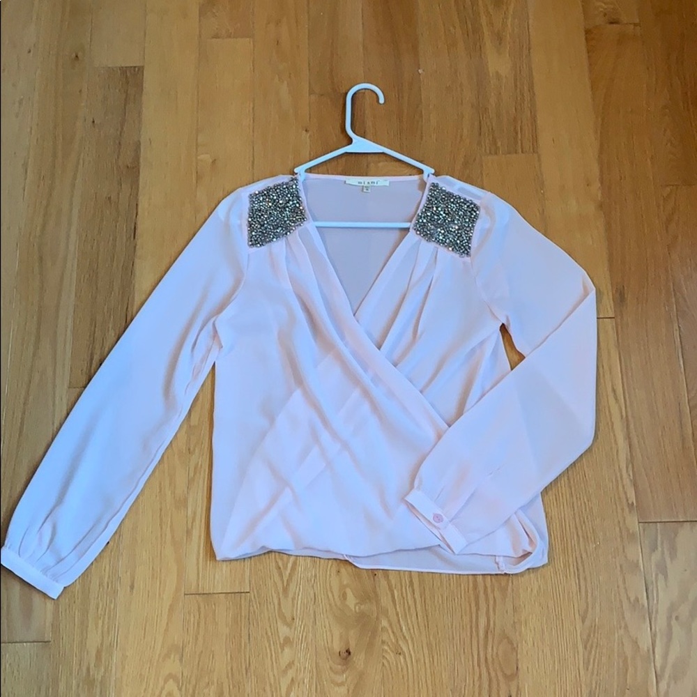 Light pink blouse